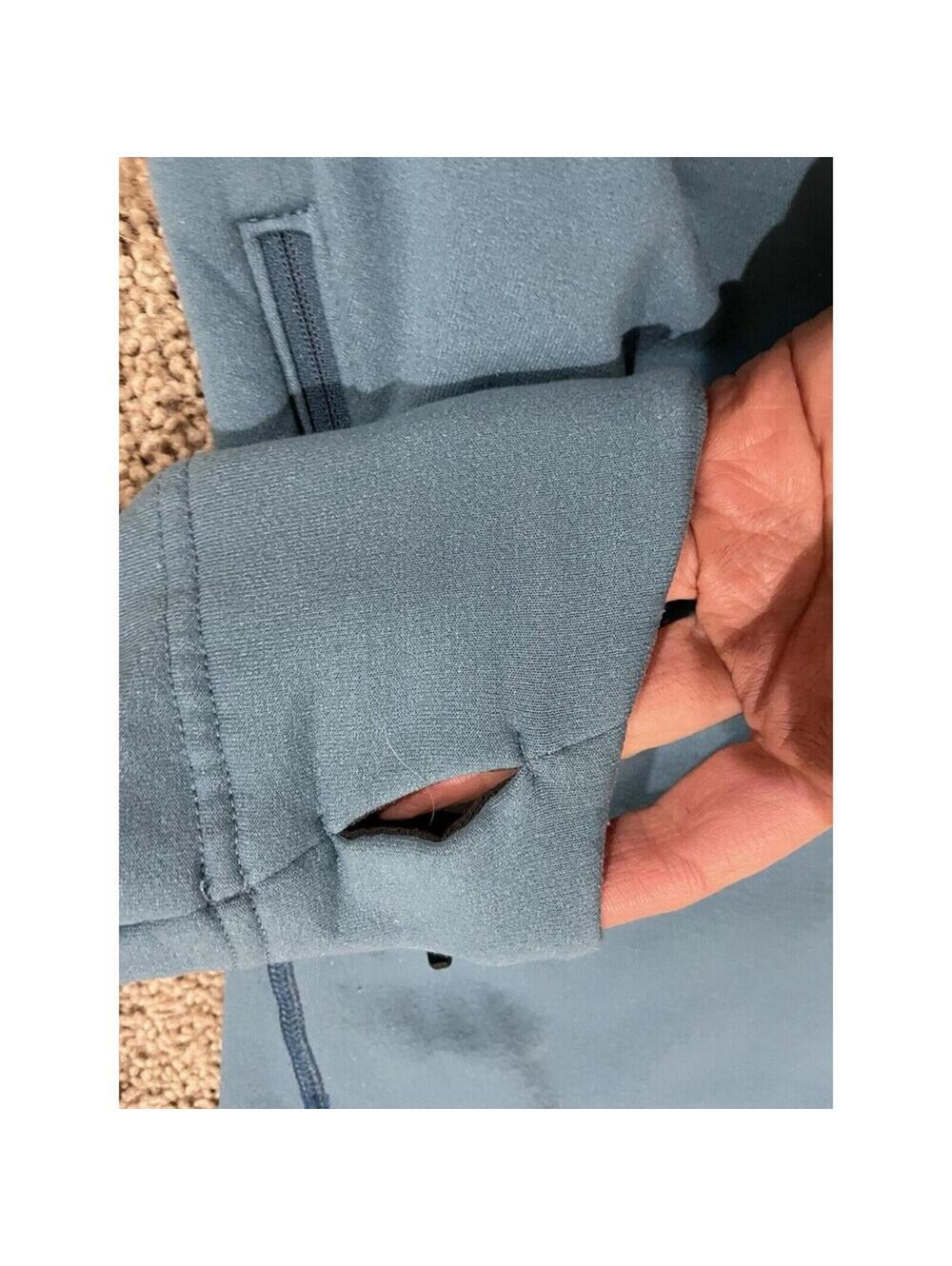 Women’s REI Oxt Fleece Pullover 1/4 Zip Blue L Large long sleeve shirt - Picture 4 of 9